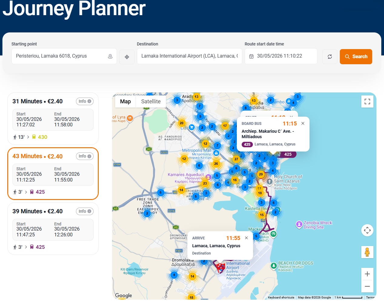 Journey Planner