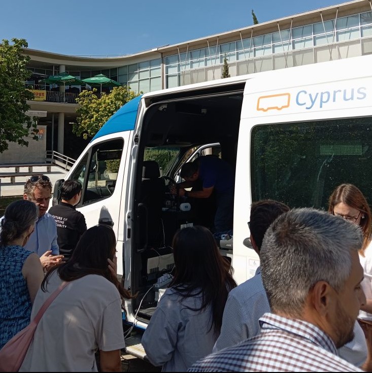 AutoTRUST live demonstration with Nicosia Public Transport