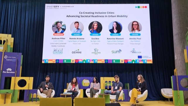 Smart City Expo World Congress Agora Session on inclusive urban mobility