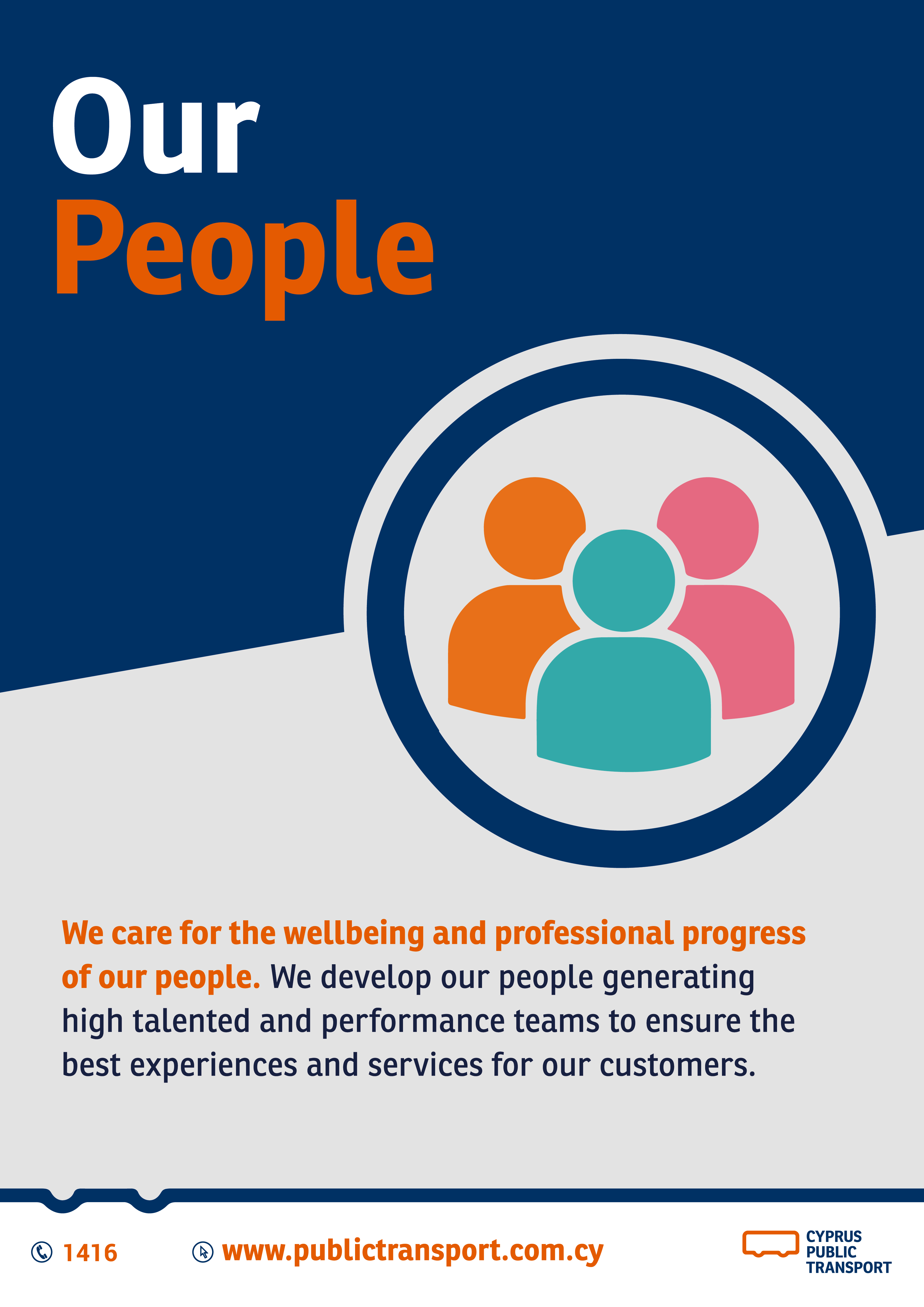 Our People value poster