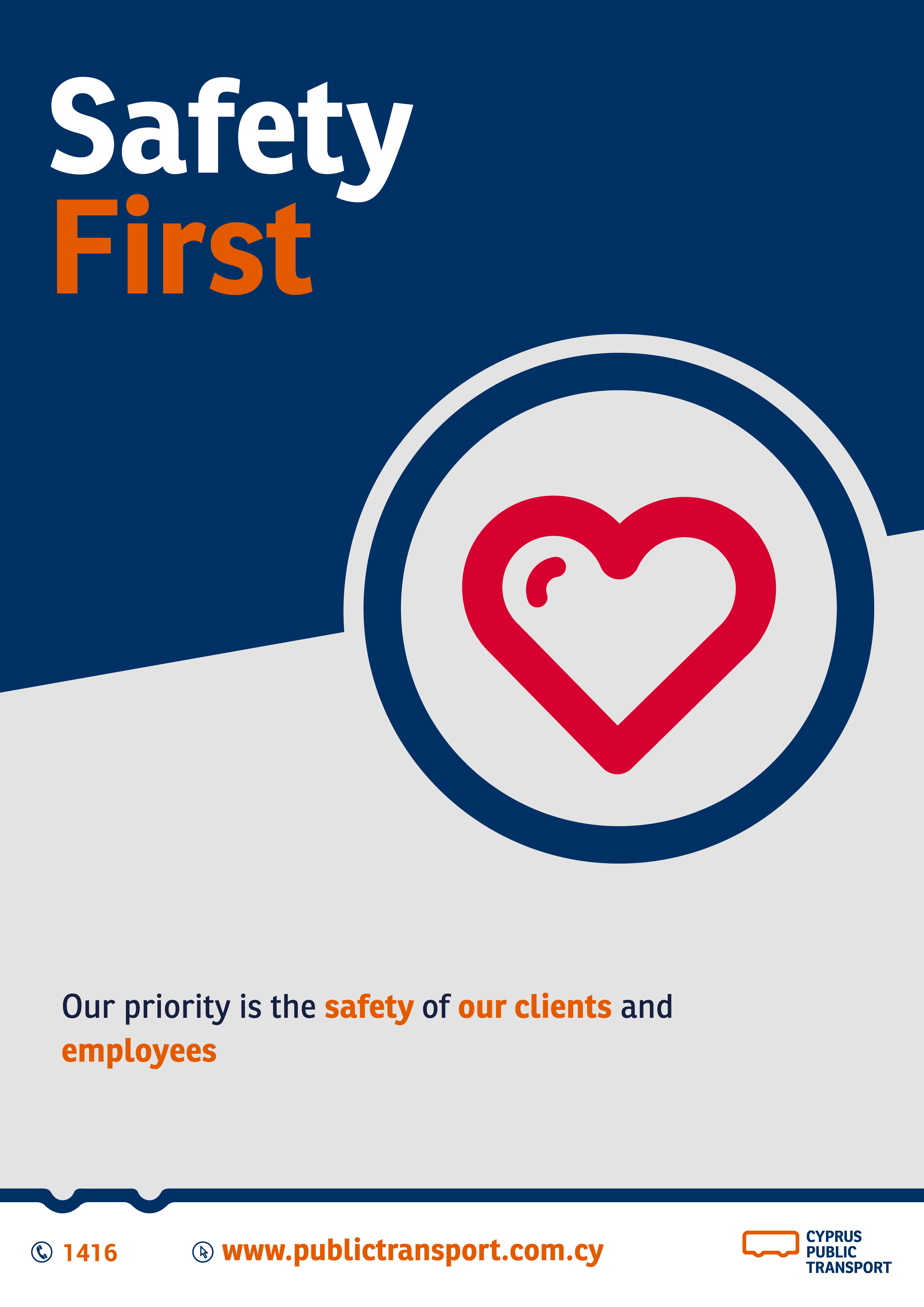 Safety First value poster